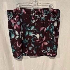 J. Jill Multicolor Floral Skirt 2X